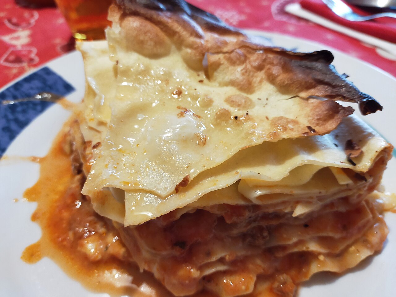Bull's beef lasagna